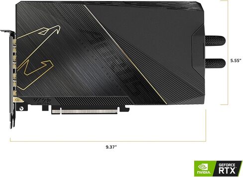 GIGABYTE AORUS GEFORCE RTX 3090TI XTREME WATERFORCE 24G GRASTS CARDS ، نظام تبريد Waterforce ، GDDR6X ، GV-N309TOORUSX W-24GD in Kuwait