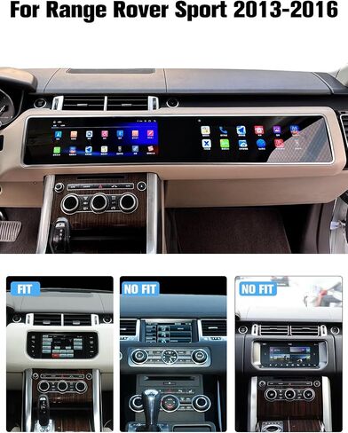 Radio for Rover Range Sport 2013-2016: 128G Car Stereo Android System Unit Bluetooth AM FM Wireless Carplay Auto ، 12.3 " in Kuwait