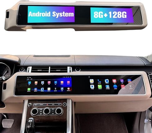 Radio for Rover Range Sport 2013-2016: 128G Car Stereo Android System Unit Bluetooth AM FM Wireless Carplay Auto ، 12.3 " in Kuwait