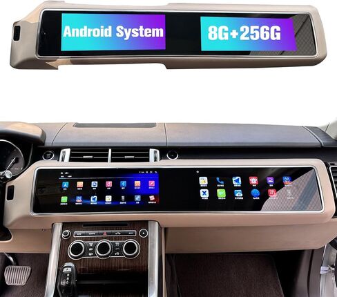 Radio for Rover Range Sport 2013-2016: 128G Car Stereo Android System Unit Bluetooth AM FM Wireless Carplay Auto ، 12.3 " in Kuwait