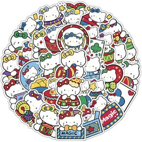 50pcs kirby سمات ملصقات مقاومة للماء لزجاجة ماء كوب كوب محمول للدراجة التزلج مربع الأمتعة فينيل تصحيحات جرافتي in Kuwait
