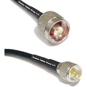 25 feet RG58 N Male to Mini UHF Male RF Pigtail Coaxial Cable in Kuwait