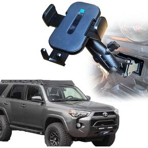 مجموعة Mount Phone Smash Smash W/حامل الهاتف الأساسي لـ 5th Gen 4Runners | 1 "حامل كرة متوافق مع RAM للوحة القيادة Cubby | حامل الهاتف الخامس 4Runner in Saudi Arabia