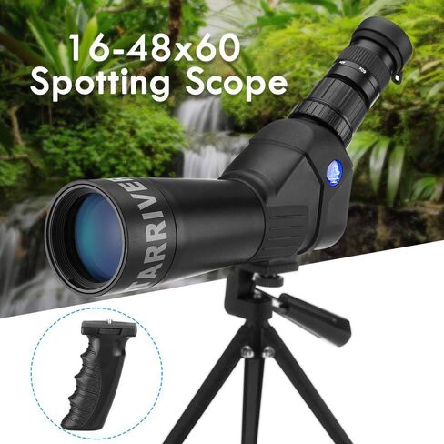 أحاديات التلسكوب عالية الطاقة 16-48 × 60 النطاق لمسافات طويلة لمشاهدة الطيور لمشاهدة الطيور البالغة مشاهدة مناظير السفر في الهواء الطلق في الهواء الطلق in Saudi Arabia