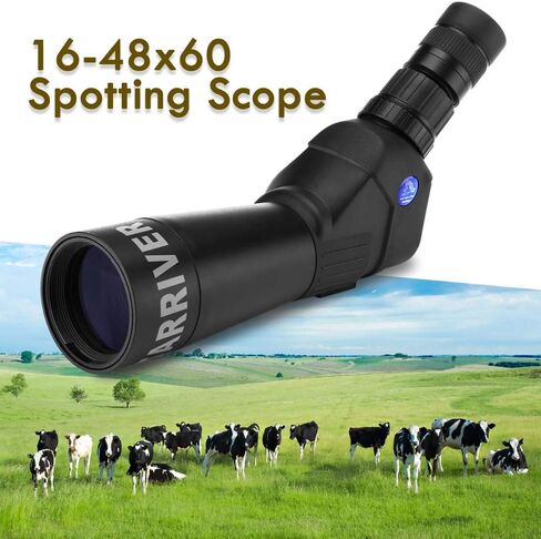 أحاديات التلسكوب عالية الطاقة 16-48 × 60 النطاق لمسافات طويلة لمشاهدة الطيور لمشاهدة الطيور البالغة مشاهدة مناظير السفر في الهواء الطلق في الهواء الطلق in Saudi Arabia