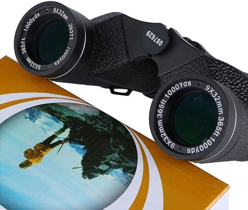 Monoculars Telescope High Power Telescope,9 * 32mental Binoculars with Big Objective Len and Wider Green Film for Outdoor Easy Carrying Hiking Birds Watching Black Binoculars in Saudi Arabia
