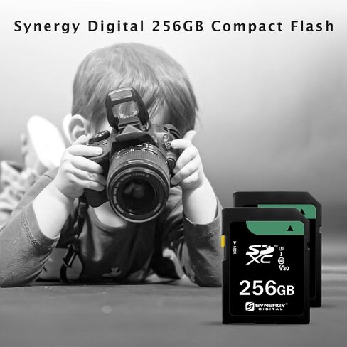 "Synergy Digital Camera Memory Card, Works with Nikon COOLPIX P1000 Digital Camera, 256GB Secure Digital (SDXC) Class 10 Extreme Capacity Memory Card" in Saudi Arabia
