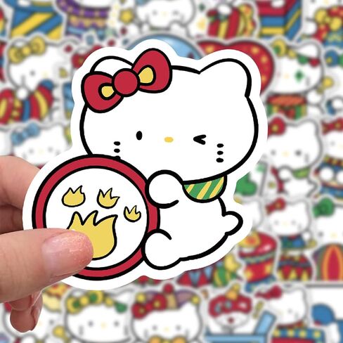 50pcs kirby سمات ملصقات مقاومة للماء لزجاجة ماء كوب كوب محمول للدراجة التزلج مربع الأمتعة فينيل تصحيحات جرافتي in Kuwait