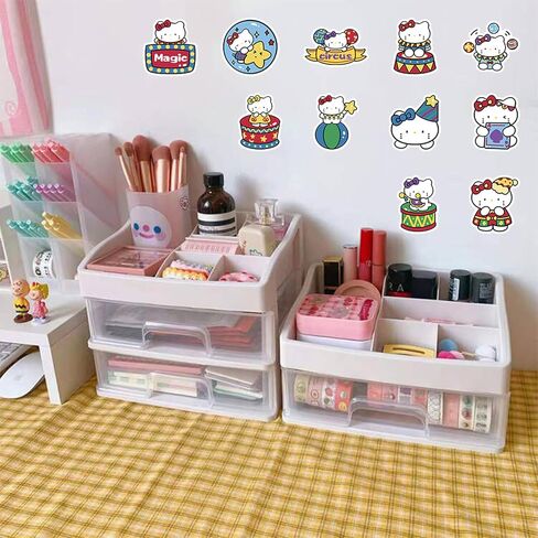 50pcs kirby سمات ملصقات مقاومة للماء لزجاجة ماء كوب كوب محمول للدراجة التزلج مربع الأمتعة فينيل تصحيحات جرافتي in Kuwait