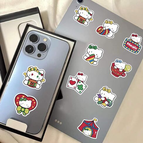50pcs kirby سمات ملصقات مقاومة للماء لزجاجة ماء كوب كوب محمول للدراجة التزلج مربع الأمتعة فينيل تصحيحات جرافتي in Kuwait