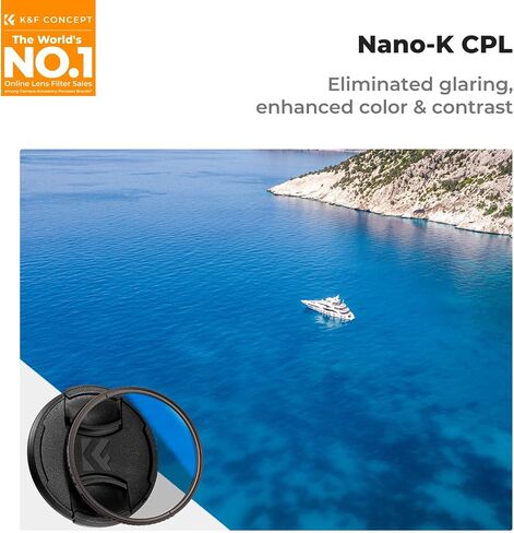 K&F CONCEPT 49mm Polarizer Filter for Camera Lenses K-Series in Saudi Arabia