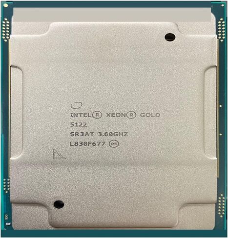 Xeon Gold 5122 SR3AT Gold5122 Processor 16.5M Cache 3.60GHz 4-cores 105W LGA3647 CPU in Saudi Arabia