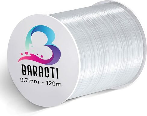 Elastic String for Bracelet - Perfect 0.8mm Stretchy Cord – Strong Thread for Jewelry Making, Beading - Clear Wire for Everyday Craft in Saudi Arabia