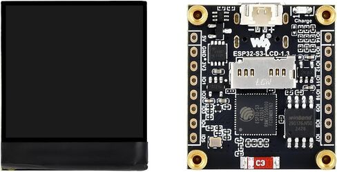 Waveshare ESP32-S3 1.3inch لوحة تطوير العرض 240 × 240 بكسل 262 كيلو لاتين LCD ， يدعم 90 درجة دوران ، وشريحة ST7789V2 المدمجة و 6 محاور IMU in Saudi Arabia