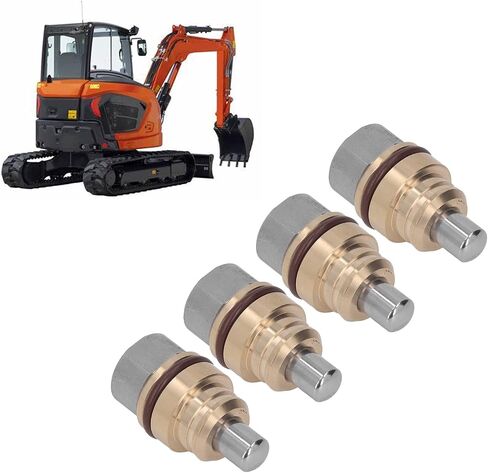 4pcs مقبض عصا التحكم في الحفارة ، تحكم هيدروليكي ولكن طن ، مقبض عصا التحكم ولكن طن ، بديل جيد الختم للمعدات الصناعية كوبوتا in Saudi Arabia