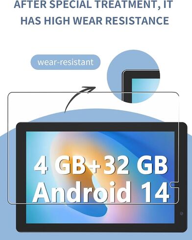 [2 حزمة] واقي الشاشة لـ yqsavior Q2 Android 7 بوصة اللوحية الزجاجية المقسّلة ، واقي الشاشة لـ yqsavior Q2 7 بوصة مضاد للخلع وحساسة و 9h صلابة in Saudi Arabia