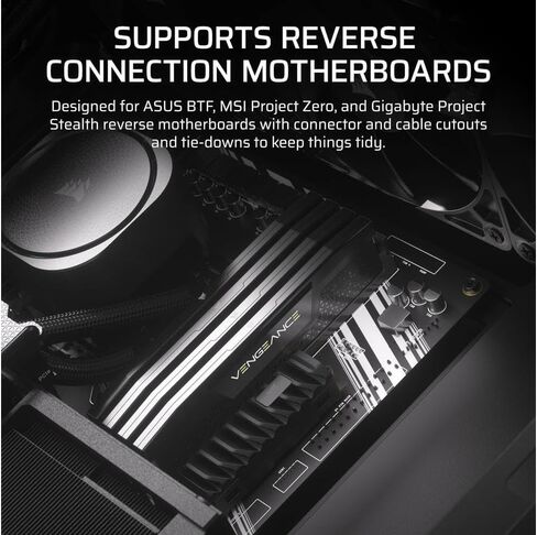 Corsair Frame 4000D Black Steel/Tempered Glass ATX Mid Tower Computer Case with RM850e Power Supply Installed in Saudi Arabia