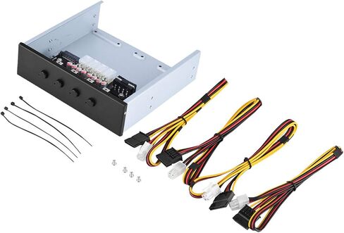 Dioche HDD Power Control Switch with Drive Switcher for Desktop PC - Hard Disk Power Controller with 4 SelfLocking Switches and 6 Outputs in Saudi Arabia