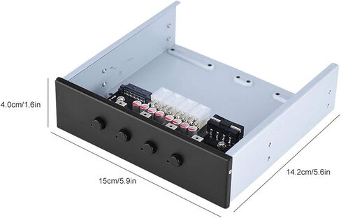Dioche HDD Power Control Switch with Drive Switcher for Desktop PC - Hard Disk Power Controller with 4 SelfLocking Switches and 6 Outputs in Saudi Arabia