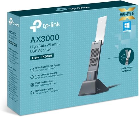 TP-Link Archer TX50UH AX3000 ربح عالية محول USB in Kuwait