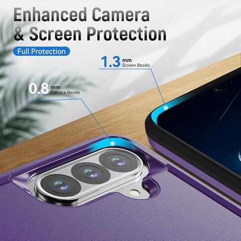 حالة Galaxy A36 5G مع واقي شاشة HD ، ومسقط من الدرجة العسكرية ، وقيمة وقائية صدمية قاسية الثقيلة ، أسود in Kuwait