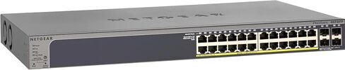 Netgear GS728TP-100NAS 24-Port Gigabit Ethernet Smart Managed Pro Switch ، Poe/Poe+، 192W ، 4 SFP ، Prosafe Lifetime Protection (GS728TP) in Kuwait