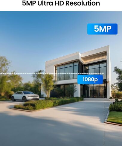 Zosi 5MP HD-TVI PAN Camera Security Camera ، 355 ° دوران للاستخدام الداخلي في الهواء الطلق ، والرؤية الليلية 65 قدمًا ، وصوتًا أحادي الاتجاه ، ومقاوم للتسلية ، فقط اعمل فقط مع نفس العلامة التجارية 1080p/5mp/4K DVR Systems in Saudi Arabia