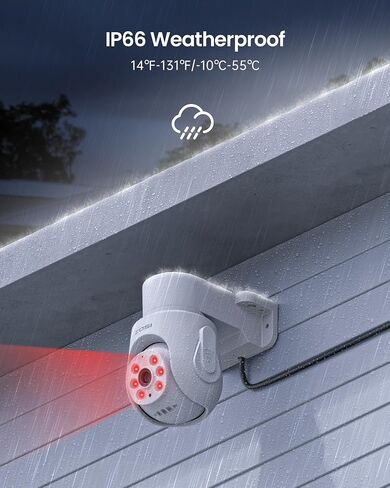 Zosi 5MP HD-TVI PAN Camera Security Camera ، 355 ° دوران للاستخدام الداخلي في الهواء الطلق ، والرؤية الليلية 65 قدمًا ، وصوتًا أحادي الاتجاه ، ومقاوم للتسلية ، فقط اعمل فقط مع نفس العلامة التجارية 1080p/5mp/4K DVR Systems in Saudi Arabia