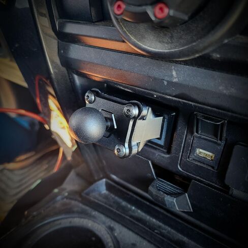 The Stubby Smash Phone Mount Kit w/Basic Phone Holder for 5th Gen 4Runners | 1" RAM Compatible Ball Mount for Dashboard Cubby | 5th Generation 4Runner Phone Holder in Saudi Arabia