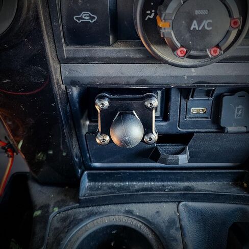 The Stubby Smash Phone Mount Kit w/Basic Phone Holder for 5th Gen 4Runners | 1" RAM Compatible Ball Mount for Dashboard Cubby | 5th Generation 4Runner Phone Holder in Saudi Arabia