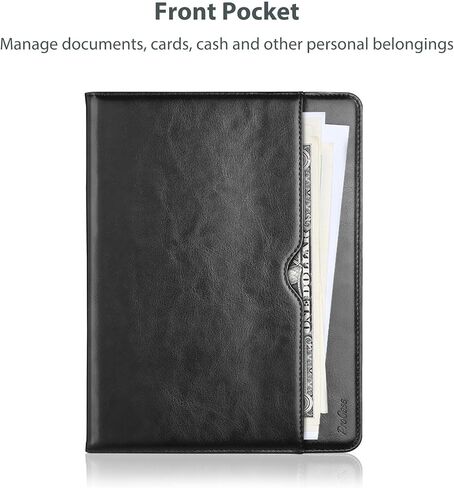 Procase Pu Leather Case لـ iPad Air 11 Inch (M3) 2025/(M2) 2024 ، IPAD AIR 5th/4th Generation 10.9 "2022 2020 Business Cover Multi -angle folio for iPad Air 11 5 4 with auto sleep/wake -black in Saudi Arabia