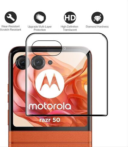 for Motorola Razr 2025/2024 Front Screen Protector (3 Pack), Razr 2025/2024 Tempered Glass Screen Protector,9H Hardness,Case Friendly,Anti-Scratch Bubble Free for Moto Razr 2024/2025 in Saudi Arabia