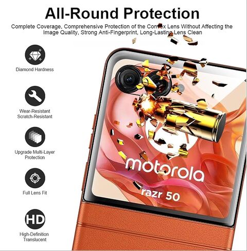 for Motorola Razr 2025/2024 Front Screen Protector (3 Pack), Razr 2025/2024 Tempered Glass Screen Protector,9H Hardness,Case Friendly,Anti-Scratch Bubble Free for Moto Razr 2024/2025 in Saudi Arabia