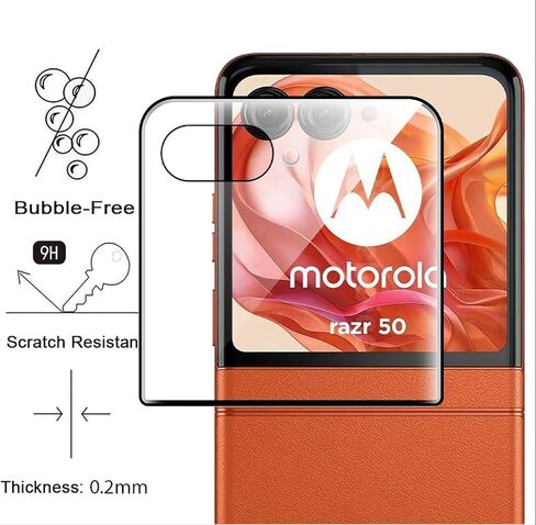 for Motorola Razr 2025/2024 Front Screen Protector (3 Pack), Razr 2025/2024 Tempered Glass Screen Protector,9H Hardness,Case Friendly,Anti-Scratch Bubble Free for Moto Razr 2024/2025 in Saudi Arabia