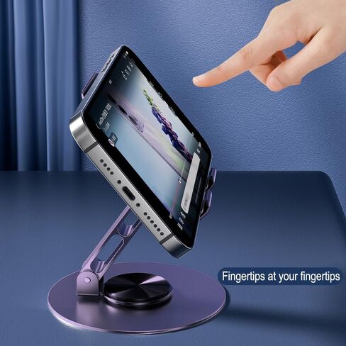 Folding Portable Electronic Device Mount - Adjustable Foldable Holder Stand in Saudi Arabia