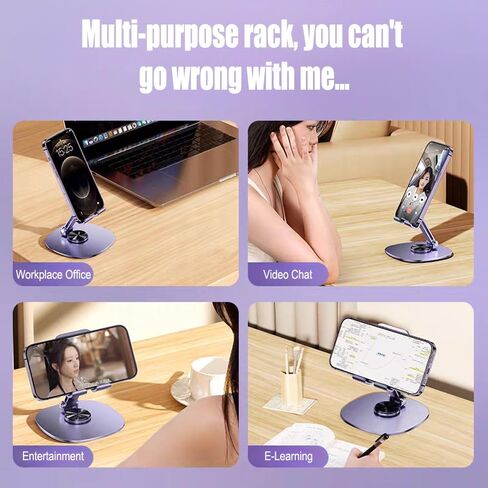 Folding Portable Electronic Device Mount - Adjustable Foldable Holder Stand in Saudi Arabia