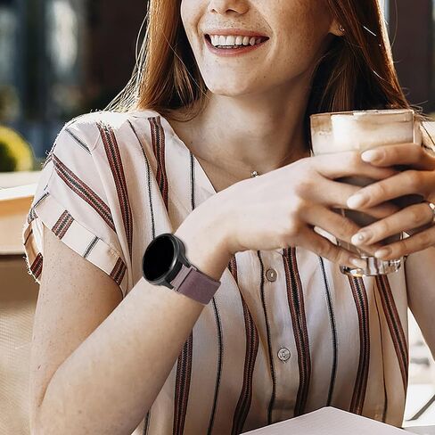 4 Pack Stretchy Watch Bands Compatible with Garmin Forerunner 165, Loop Nylon Elastic Fabric Strap for Garmin Forerunner 165 Music Watch in Kuwait