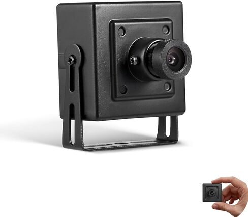 5MP Mini Security Indoor POE IP Camera Built in Microphone,Audio Camera 3.6mm Lens 80° Remote Viewing P2P CCTV Video Mini cam H.265 Motion Detection (I706-P-A-HS-S) in Kuwait