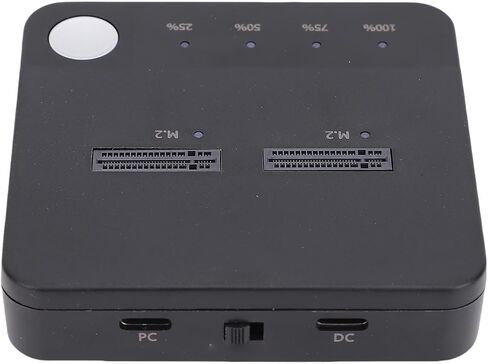 M.2 NVME SSD Cloner Dock ، 20GBPS DUAL BAY NVME إلى USB C العلبة ، SSD DUPLICATOR لـ 2230/2242/2260/2280/22110 SISGE in Saudi Arabia