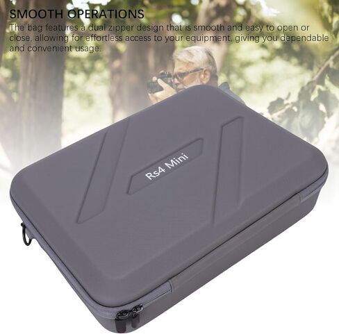 Yunir RS 4 Mini Carry Case ، Horeplicing Pore Pu Leather Storage Case Bag Counter Counter Counter for RS4 Mini Gimbal Bightweight Satistories and Accessories in Kuwait