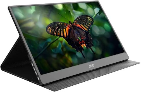 AOC 16T15 16 "Class Full HD LCD Monitor - 16: 9-15.6" يمكن عرض تقنية التبديل (IPS) - 1920 × 1080-5 مللي ثانية - مكبرات صوت (متجددة) in Kuwait
