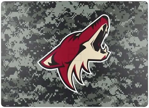 Skinit Decal Laptop Skin Compatible with Surface Laptop 7 15in - Officially Licensed NHL Arizona Coyotes Black Text Design in Saudi Arabia