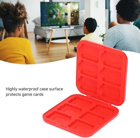 goodstumbler 12 in 1 Game Card Case Universal Compatible with Nintendo Switch: 12 Cartridge Slots Silicon Game Storage Holder for Storage Card SDHC Memory Card and More (Black) in Saudi Arabia