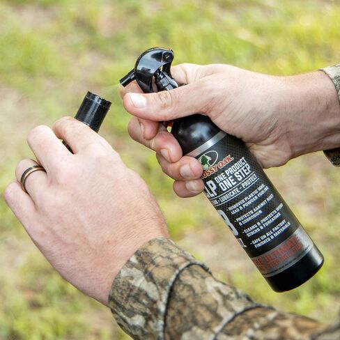 Mossy Oak Gun Oil Combo Kit | Cleaner, Lubricant, & Protectant [CLP] | One-Step Gun Cleaner and Gun Oil Lubricant | 2oz. Fine Mist Pump Sprayer & 1 oz. Needle Oiler of CLP Gun Cleaner and Lubricant in Saudi Arabia