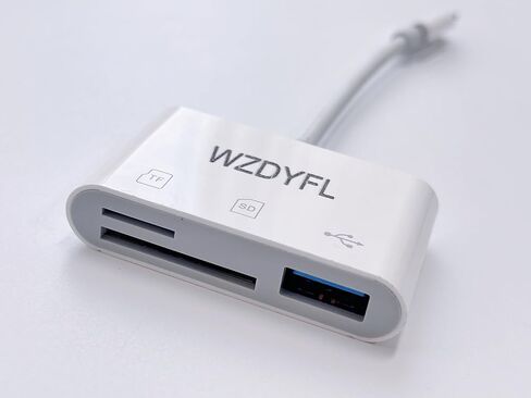 WZDYFL SD Card Reader for iPhone in Saudi Arabia