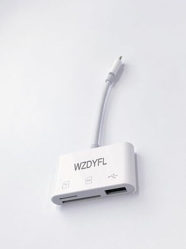 WZDYFL SD Card Reader for iPhone in Saudi Arabia