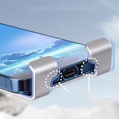 Adjustable Aluminum Phone Stand - Compatible with iPhone 15/14/13/12/11 Pro, Switch & All 4-8" Devices in Saudi Arabia