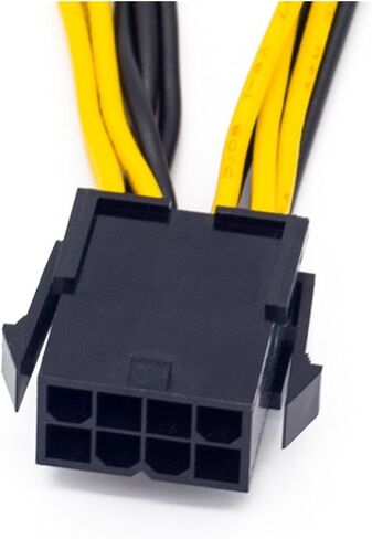 12V EPS CPU 8 PIN إلى 8 (6 2) محول PIN PCIE PCI لكابل تمديد طاقة بطاقة الرسومات 20 سم in Saudi Arabia