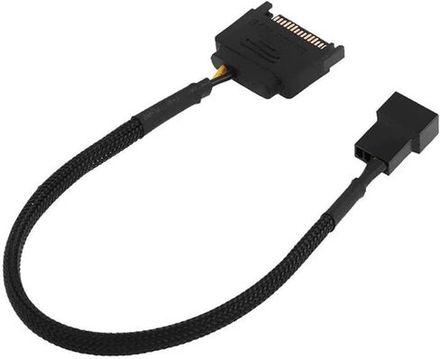 1PCS SATA 15Pin إلى 3Pin 4Pin 4Pin Cable Cable Mainboard CPU Adapter Consulors (Turn 1 Port) in Saudi Arabia
