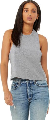 Bella Canvas Women's Sueded Crop Tank in Kuwait
